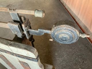 Báscula antigua industrial