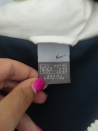 Giubbotto Nike bianco e blu tg L