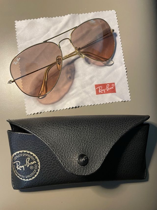 Rayban Aviator RB3025 vintage colore Oro