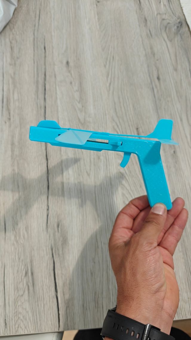 Lanzador aviones juguete