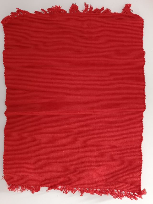 2 Manteles individuales rojos