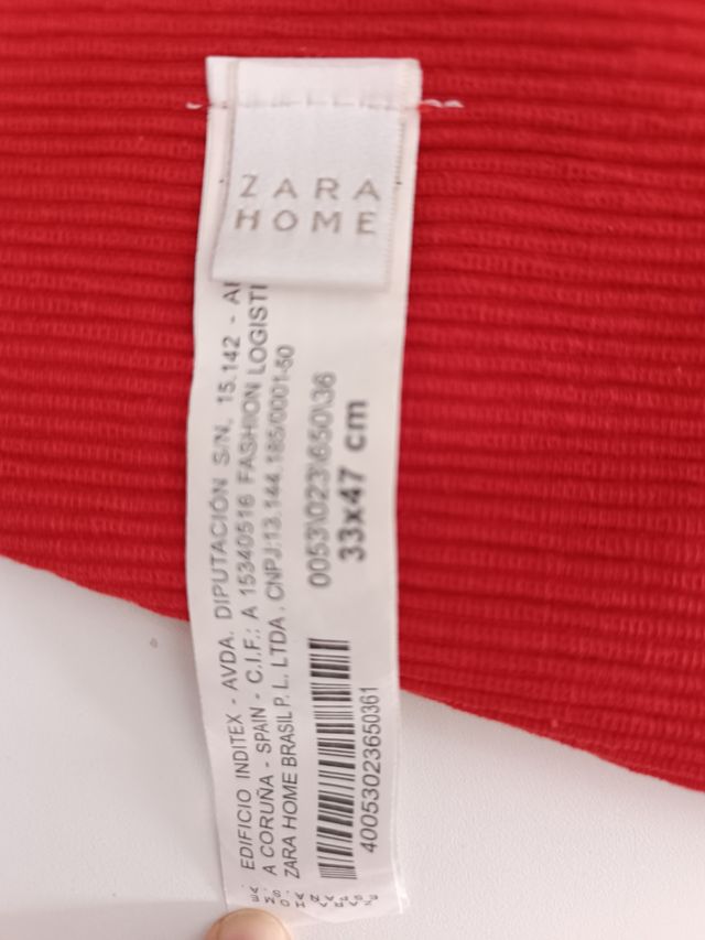 2 Manteles individuales rojos