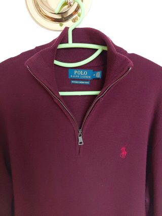 Suéter jersey Ralph Lauren 100% Lana Merino  t. M