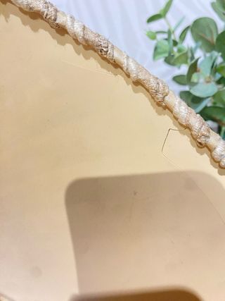 Pantalla lámpara beige - Tela