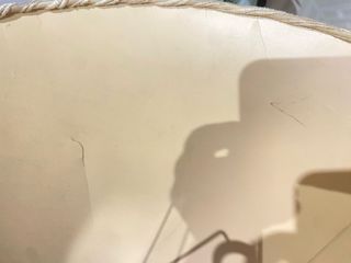 Pantalla lámpara beige - Tela
