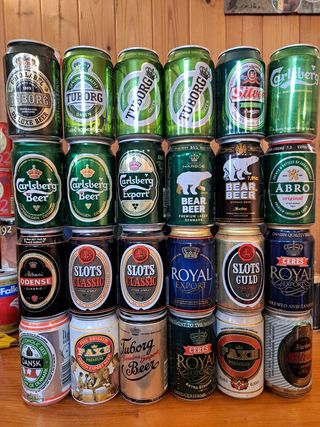 2oo Lattine Birra Vuote