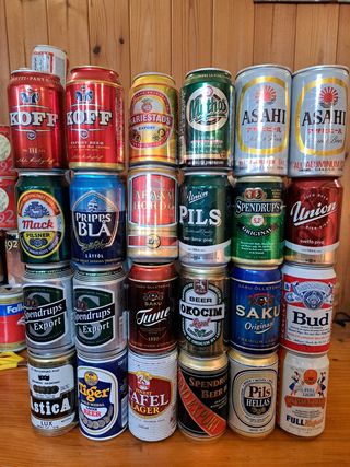 2oo Lattine Birra Vuote