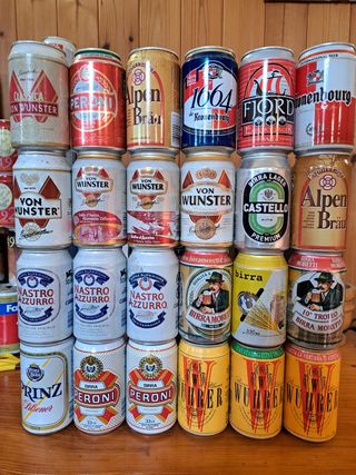 2oo Lattine Birra Vuote