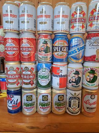 2oo Lattine Birra Vuote