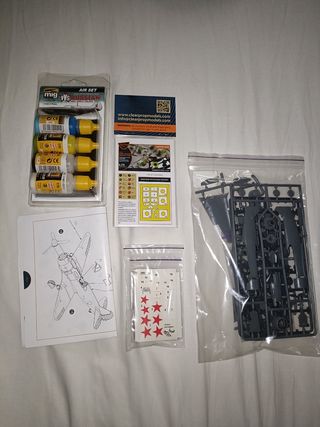 Aereo Kit La-5 Early Clear Prop Models 1:72