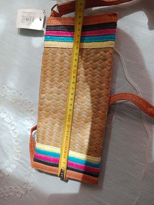 Bolso rafia Multicolor