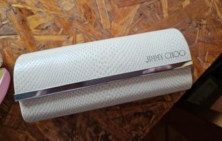 Estuche gafas Jimmy Choo - Rosa y Blanco
