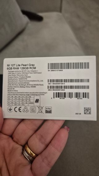 Xiaomi Mi 10T Lite 5G - 128GB Grigio