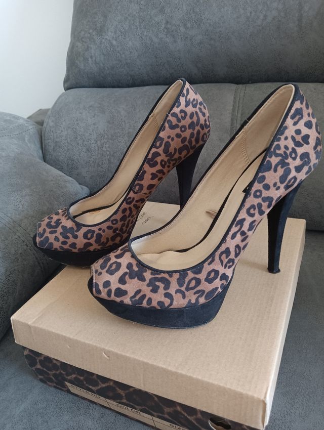 Tacones Lefties Animal Print 38