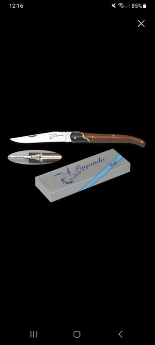 Navja Laguiole: hoja 9cm
Personalización gratis