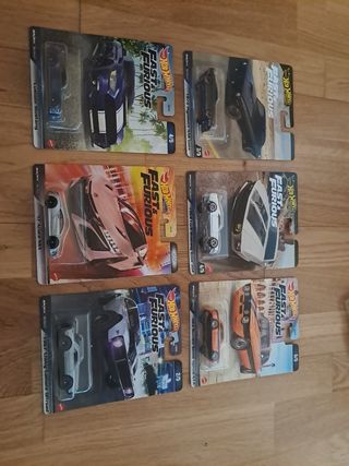 6 Hot Wheels Fast & Furious