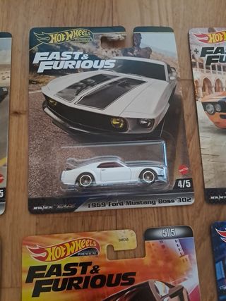 6 Hot Wheels Fast & Furious