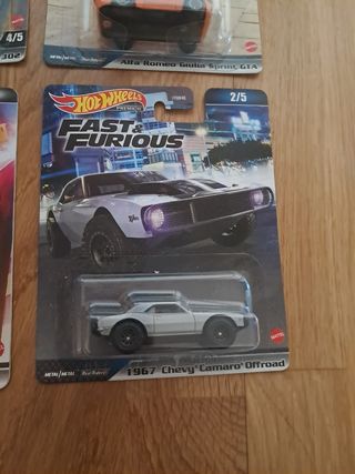 6 Hot Wheels Fast & Furious