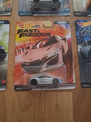6 Hot Wheels Fast & Furious