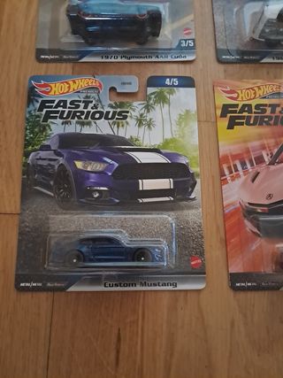 6 Hot Wheels Fast & Furious