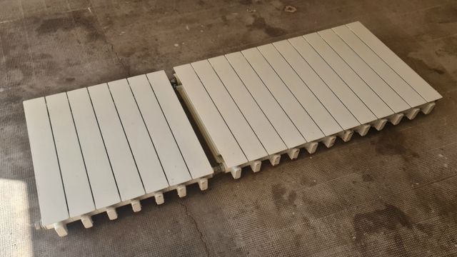 2 Radiadores Aluminio Blancos