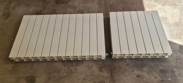 2 Radiadores Aluminio Blancos