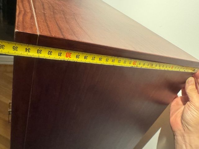 Muebles madera con 2 baldas, 2 última semana