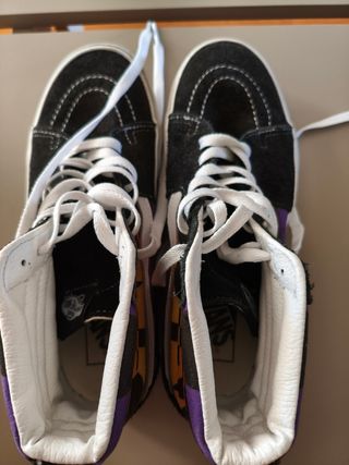 Vans Sk8-Hi Negras/Moradas 39