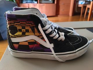 Vans Sk8-Hi Negras/Moradas 39