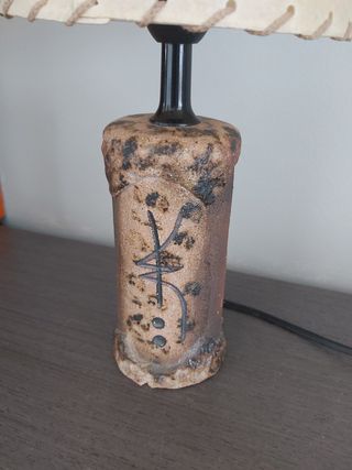 Lámpara cerámica vintage