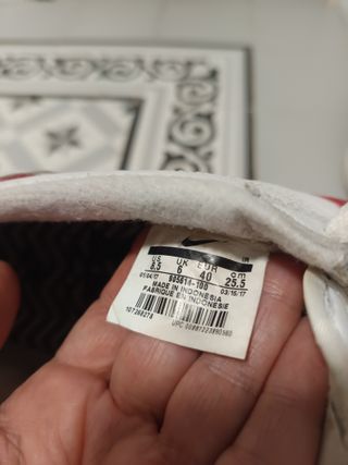 Zapatillas Nike Cortez piel blancas