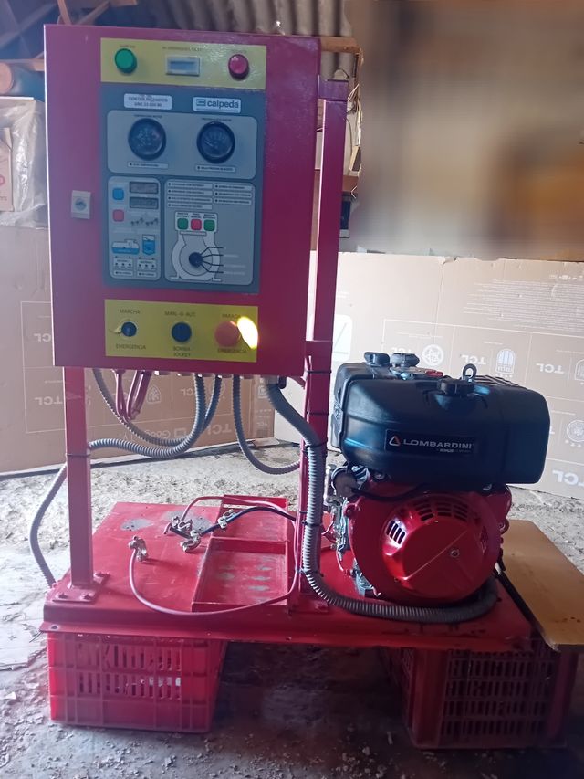 Bomba agua Lombardini diésel- 3600 rpm