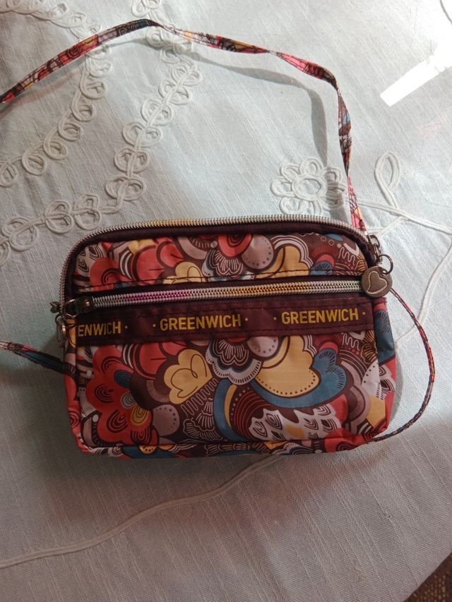 Bolso Greenwich vintage multicolor