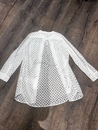 Blusa blanca Zara - Talla S