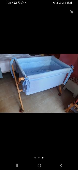 Cuna viaje rosa Prenatal + Minicuna +Trona + Flota