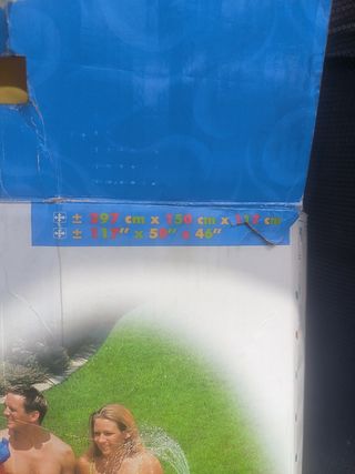 Castillo hinchable INTEX con piscina