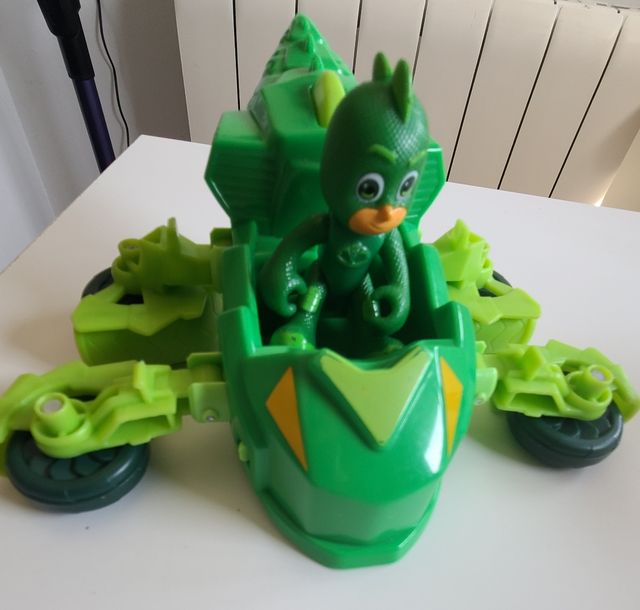 Figura Geco PJ Masks + Coche