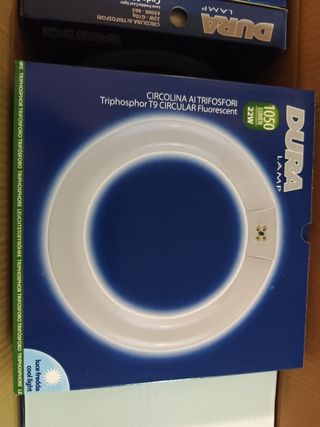 12 Lampadine Dura Lampada Circolare T9 22W