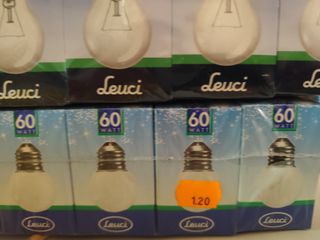10 Lampadine Leuci 40W & 60W