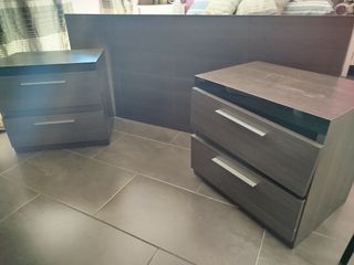 Cabecero cama + 2 mesitas noche