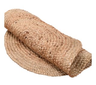 Alfombra yute redonda - beige
