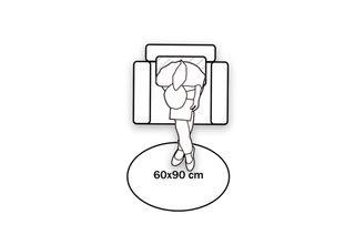 Alfombra yute redonda - beige