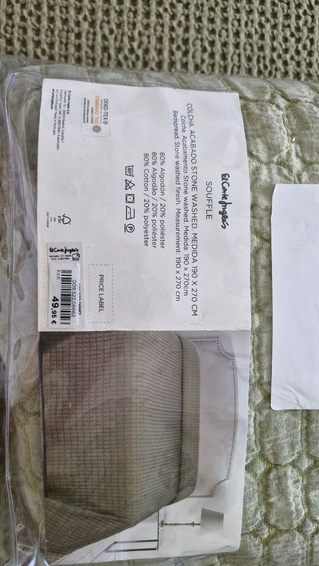 Colcha 90/105cm - Cama 190x270cm