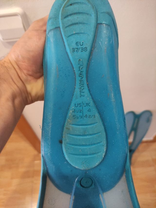 2 juegos Aletas Tribord niño, talla S (31-32)/38