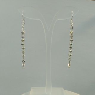 Pendientes Plata Cristales