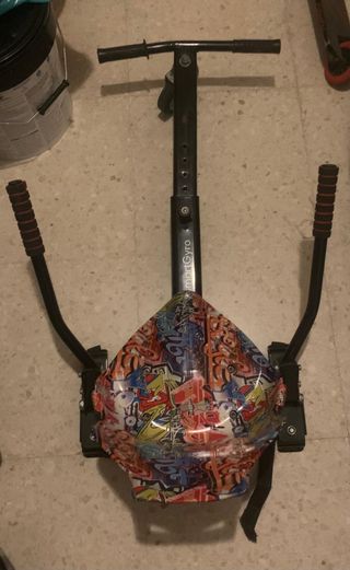 Hoverboard camuflaje con silla