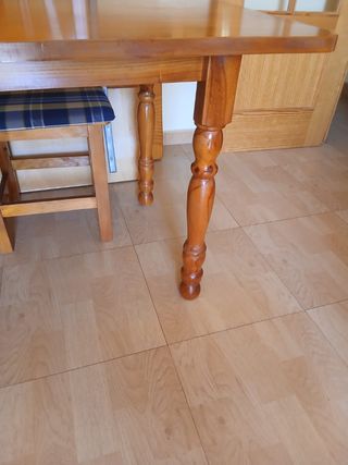 Mesa madera pino miel