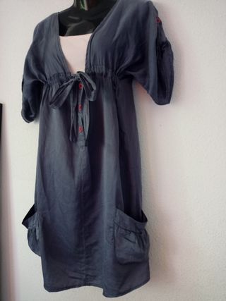 Vestido azul - camisa incluida