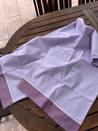 Almohadones 170x45cm - malva y Morado