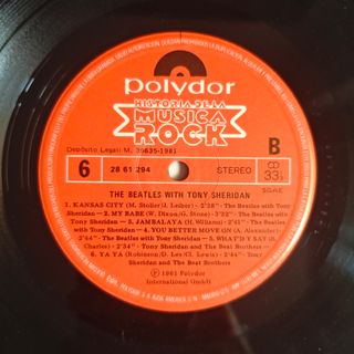 Vinilo The Beatles con Tony Sheridan
